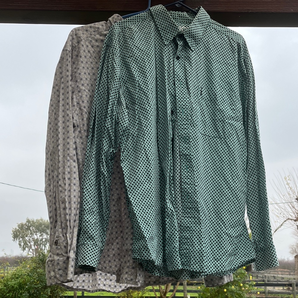 Cinch Button Down Modern Fit Long Sleeve Shirts